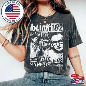 182 World Tour Shirt Retro Blink T-Shirt Band Tee